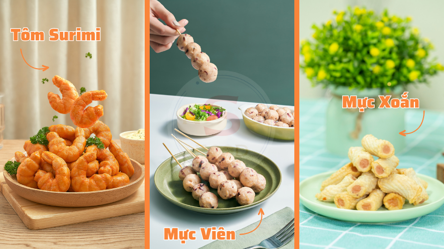 Những thực phẩm làm từ Surimi